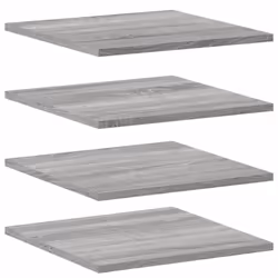 vidaXL Bookshelf Board Extra Shelf Replacement Panel DIY Board Engineered Wood - grey sonoma, 40 x 40 x 1.5 cm