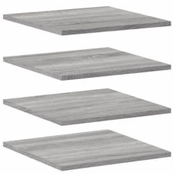 vidaXL Bookshelf Board Extra Shelf Replacement Panel DIY Board Engineered Wood - grey sonoma, 40 x 40 x 1.5 cm
