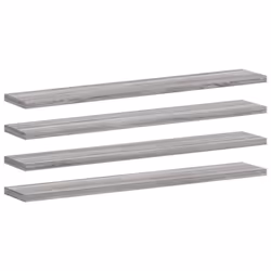 vidaXL Bookshelf Board Extra Shelf Replacement Panel DIY Board Engineered Wood - grey sonoma, 60 x 10 x 1.5 cm