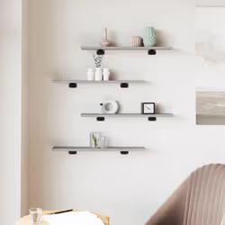 vidaXL Bookshelf Board Extra Shelf Replacement Panel DIY Board Engineered Wood - grey sonoma, 60 x 10 x 1.5 cm