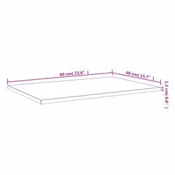 vidaXL Bookshelf Board Extra Shelf Replacement Panel DIY Board Engineered Wood - brown oak, 60 x 40 x 1.5 cm - Additional view 9