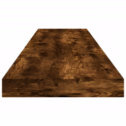 vidaXL Wall Shelves Floating Shelf Wall Rack 4 pcs Smoked Oak Engineered Wood - Additional view 4