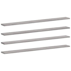 vidaXL Wall Shelves Floating Shelf Wall Rack 4 pcs Grey Sonoma Engineered Wood