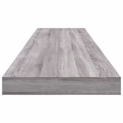 vidaXL Wall Shelves Floating Shelf Wall Rack 4 pcs Grey Sonoma Engineered Wood - Additional view 4