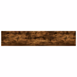 vidaXL Wall Shelves Floating Shelf Wall Rack 4 pcs Smoked Oak Engineered Wood - Additional view 5
