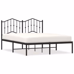 VidaXL 373788, Black, 142 cm, 196 cm, 98 cm, 1350 x 1900 mm, 26 cm