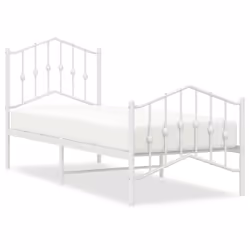 VidaXL 373846, White, 80 cm, 196 cm, 98 cm, 750 x 1900 mm, 26 cm