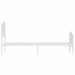 vidaXL Metal Bed Frame Home Bedroom Bed Base Mattress Foundation Bedstead - with headboard & footboard, 90 x 200 cm - Additional view 5