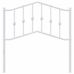 vidaXL Metal Headboard Bedroom Home Decor Bed Header Guest Room Bed Headboard - 90 cm