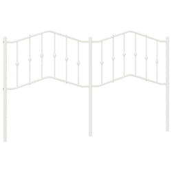 vidaXL Metal Headboard Bedroom Home Decor Bed Header Guest Room Bed Headboard - 160 cm