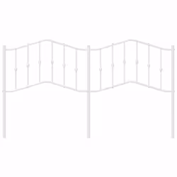 vidaXL Metal Headboard Bedroom Home Decor Bed Header Guest Room Bed Headboard - 160 cm