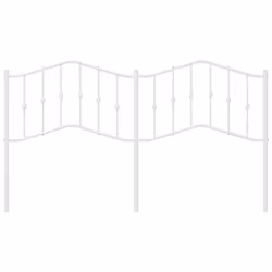 vidaXL Metal Headboard Bedroom Home Decor Bed Header Guest Room Bed Headboard - 180 cm