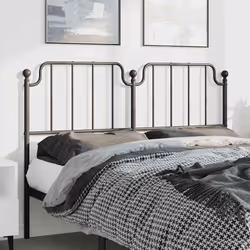 VidaXL 373921 headboard/footboard Black