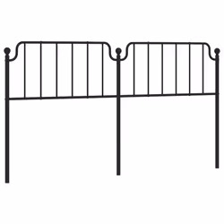 VidaXL 373923, Black, Steel, 180 cm, 1870 mm, 102 cm, 40 mm
