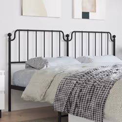 VidaXL 373923 headboard/footboard Black