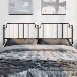 VidaXL 373924 headboard/footboard Black