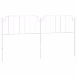 VidaXL 373973, White, Steel, 193 cm, 1980 mm, 102 cm, 40 mm