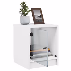 VidaXL 836343 nightstand/bedside table White - Additional view 5