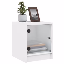 VidaXL 836344 nightstand/bedside table White - Additional view 4