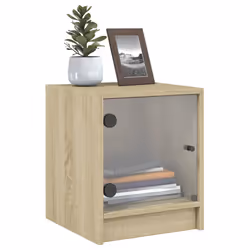 VidaXL 836348 nightstand/bedside table Oak - Additional view 4