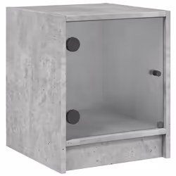 VidaXL 836350, Concrete colour, Glass, Wood, 60 kg, 350 mm, 370 mm, 420 mm
