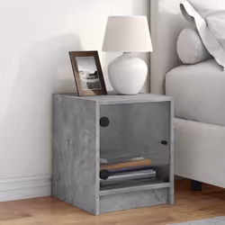 VidaXL 836350 nightstand/bedside table Concrete colour