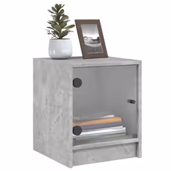 VidaXL 836350 nightstand/bedside table Concrete colour - Additional view 4
