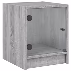 VidaXL 836353, Oak, Glass, Wood, 60 kg, 350 mm, 370 mm, 420 mm