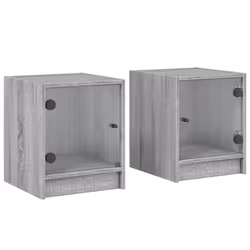 VidaXL 836354, Oak, Glass, Wood, 60 kg, 350 mm, 370 mm, 420 mm