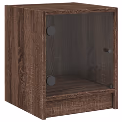 VidaXL 836356, Oak, Glass, Wood, 60 kg, 350 mm, 370 mm, 420 mm