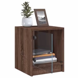 VidaXL 836356 nightstand/bedside table Oak - Additional view 5