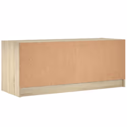 vidaXL TV Cabinet with Glass Doors TV Stand Entertainment Centre Smoked Oak - sonoma oak - Additional view 7
