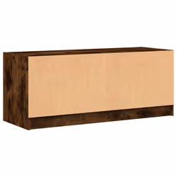 vidaXL TV Cabinet with Glass Doors TV Stand Entertainment Centre Smoked Oak - Additional view 7