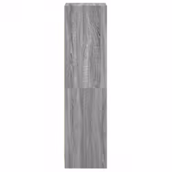 vidaXL Highboard with Glass Doors Sideboard Cupboard Side Cabinet Smoked Oak - grey sonoma - Additional view 6