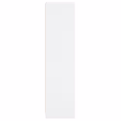 vidaXL Highboard with Glass Door Tall Sideboard Cupboard Home Storage Cabinet - white - Additional view 5
