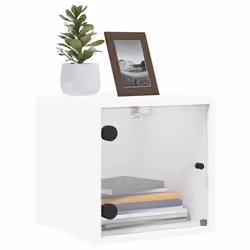 VidaXL 836463 nightstand/bedside table White - Additional view 4