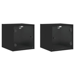 VidaXL 836465 nightstand/bedside table Black