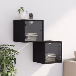 VidaXL 836465 nightstand/bedside table Black