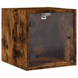 VidaXL 836471, Oak, Glass, Wood, 60 kg, 350 mm, 370 mm, 350 mm