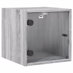 VidaXL 836472, Oak, Glass, Wood, 60 kg, 350 mm, 370 mm, 350 mm