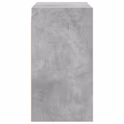 vidaXL Wall Cabinet with Glass Doors Bathroom Cupboard Wall Storage Cabinet - concrete grey - Additional view 6
