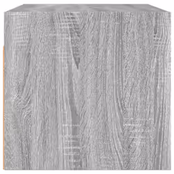vidaXL Wall Cabinets with Glass Doors Bathroom Cupboard Wall Storage Cabinet - grey sonoma, 2 pcs - Additional view 7