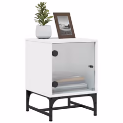 VidaXL 836519 nightstand/bedside table White - Additional view 5