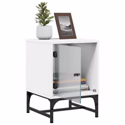 VidaXL 836519 nightstand/bedside table White - Additional view 6