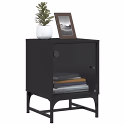 VidaXL 836521 nightstand/bedside table Black - Additional view 5