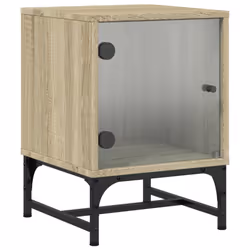 VidaXL 836523 nightstand/bedside table Oak - Additional view 4