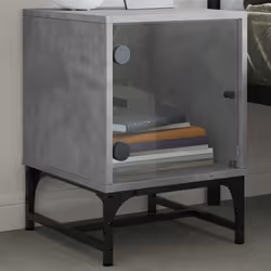 VidaXL 836524 nightstand/bedside table Concrete colour