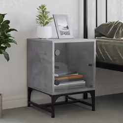 VidaXL 836524 nightstand/bedside table Concrete colour
