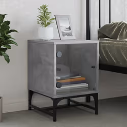 VidaXL 836525 nightstand/bedside table Concrete colour