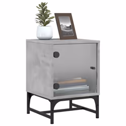 VidaXL 836525 nightstand/bedside table Concrete colour - Additional view 4